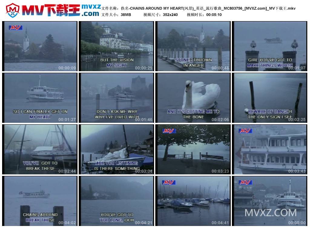 佚名-CHAINS AROUND MY HEART(风景)_英语_流行歌曲_MC803756